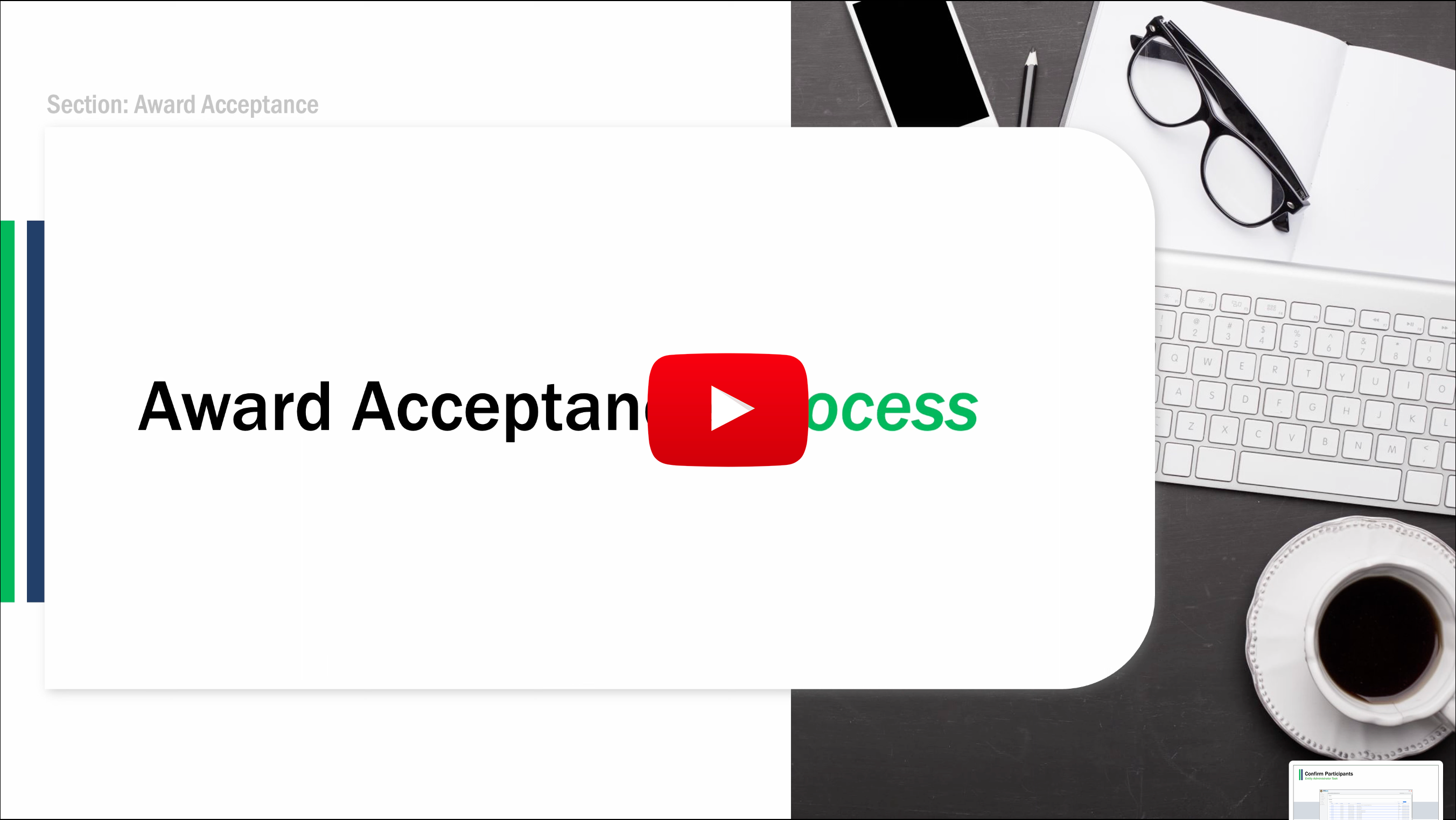 JustGrants Award Acceptance Process