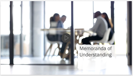 Memoranda of Understanding